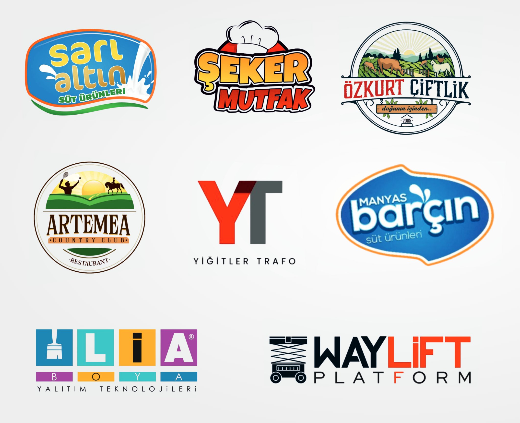 Logo Designs — Graphic Design · 9 brands